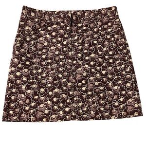 Ann Taylor LOFT Women’s Straight Skirt – Size 10 – Retro Floral Print